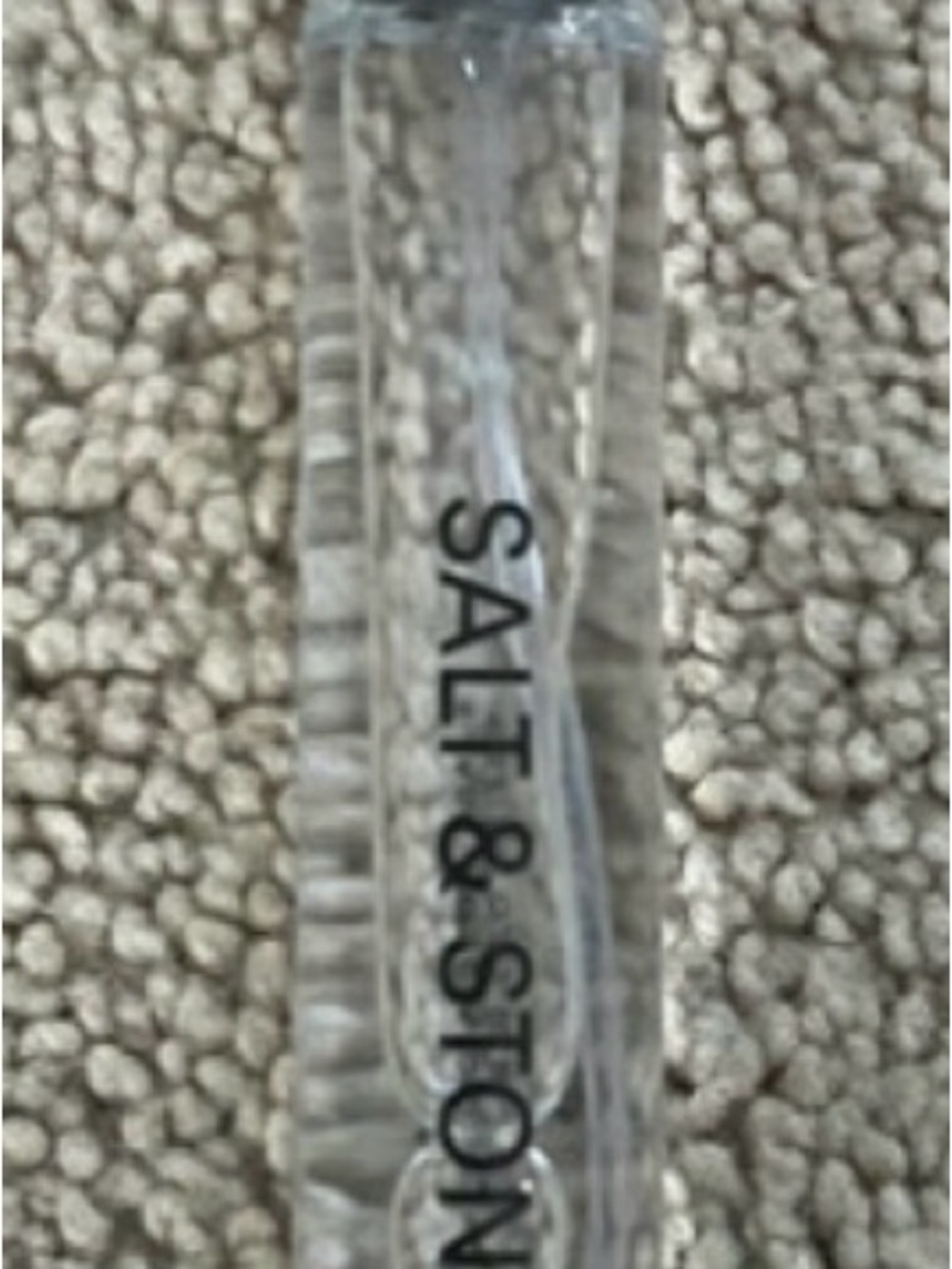 Salt & Stone Clear Glass Accent Bottle - Clear